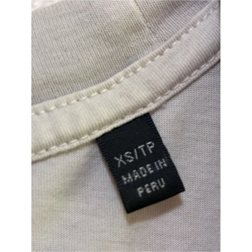 ATM sleeveless Ombre Shift Dress in White to Blush size xs
